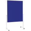 magnetoplan moderační tabule 2111103 (d x š x v) 1730.00 x 1200 x 1500 mm plsť modrá, bílá oboustranně použitelné, včetně koleček, nástěnka 2111103