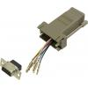 BKL Electronic 10121106 adaptér D-SUB zásuvka 9pólová - RJ45 zásuvka 1 ks Single