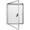 Magnetoplan vitrína 1214000 Použití pro formát papíru: 4 x DIN A4 venkovní prostor 1214000 hliník bílá 1 ks