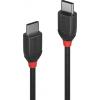 LINDY USB kabel USB 3.2 Gen2x2 USB-C ® zástrčka, USB-C ® zástrčka 1.00 m černá oboustranně zapojitelná zástrčka 36906