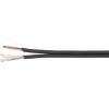 BKL Electronic 1106001 audio kabel 2 x 0.14 mm² černá metrové zboží
