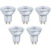OSRAM HOMELIGHTING 4058075090460 LED Energetická třída (EEK2021) F (A - G) GU10 žárovka 4.3 W = 50 W teplá bílá (Ø x d) 50 mm x 52 mm 5 ks OSRAM HOMELIGHTING 4058075090460 LED Energetická třída (EEK2021) F (A - G) GU10 žárovka 4.3 W = 50 W teplá bílá (Ø x d) 50 mm x 52 mm 5 ks