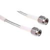 Koaxiální kabel, řada: SMA, Černá Fluorovaný ethylenpropylen, vnější průměr: 4.58 mm OD 500 mm 50 Ω Atem S koncovkou