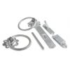 RS PRO Západka brány, Ocel, Galvanizovaný, délka: 177 mm