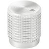 TRU COMPONENTS TC-11613880 otočný knoflík s označením stříbrná (Ø x v) 14 mm x 16 mm hliník 1 ks