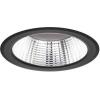 Brumberg 12570183 12570183 LED vestavné svítidlo, LED, 19 W, černá