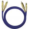 cinch audio kabel [2x cinch zástrčka - 2x cinch zástrčka] 10.00 m modrá pozlacené kontakty Oehlbach NF 1 Master