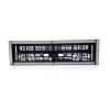 WAS W253 držák registrační značky (š x v x h) 584 x 163 x 32 mm