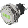 EAO Osvětlené tlačítko, řada: 82 IP65, IP67 SPDT Panel Okamžité Osvětlené 22.3 mm 3A, barva LED: Zelená, Červená 240 V EAO Osvětlené tlačítko, řada: 82 IP65, IP67 SPDT Panel Okamžité Osvětlené 22.3 mm 3A, barva LED: Zelená, Červená 240 V