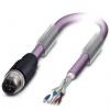 Ovládací kabel 5žilový, 48V ac Polyetylen plášť 0.25mm² 24 AWG, vnější průměr: 6.7 mm Phoenix Contact Stíněný 2 m, Ovládací kabel 5žilový, 48V ac Polyetylen plášť 0.25mm² 24 AWG, vnější průměr: 6.7 mm Phoenix Contact Stíněný 2 m,