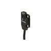 Panasonic Fotoelektrický snímač, řada: EX Červená LED Plochý Kabel, výstup: NPN Retroreflexní IP67