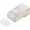 TRU COMPONENTS TC-9878248 RJ45 konektor Modulární zástrčka Cat 6A zástrčka, rovná 1 ks