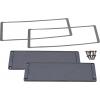 Hammond Electronics pouzdro hliník černá (d x š x v) 6 x 194 x 72 mm 2 ks Hammond Electronics pouzdro hliník černá (d x š x v) 6 x 194 x 72 mm 2 ks