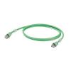 Weidmüller 1251590015 RJ45 síťové kabely, propojovací kabely CAT 6A S/FTP 1.50 m zelená UL certifikace 1 ks Weidmüller 1251590015 RJ45 síťové kabely, propojovací kabely CAT 6A S/FTP 1.50 m zelená UL certifikace 1 ks