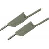 Hirschmann Test & Measurement MLN 100/2,5 GR měřicí kabel lamelová zástrčka 4 mm lamelová zástrčka 4 mm 1.00 m šedá 1 ks