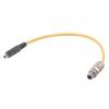 Kabel, A: Vnější, A: Rovný, B: Přímý, B: Vnější, 60V 2, IP65, IP67, řada: HARTING T1 Industrial HARTING 1 m Kabel, A: Vnější, A: Rovný, B: Přímý, B: Vnější, 60V 2, IP65, IP67, řada: HARTING T1 Industrial HARTING 1 m