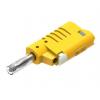 Electro PJP Zkušební vodič, 4 mm, 30V, 60 V, 36A, Žlutá, Vnější, délka: 58.6 mm, pokovení kontaktu: Nikl Zástrčka Electro PJP Zkušební vodič, 4 mm, 30V, 60 V, 36A, Žlutá, Vnější, délka: 58.6 mm, pokovení kontaktu: Nikl Zástrčka