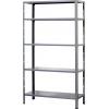 IRONSIDE 140020 skladový regál –- kompletní regál , (š x v x h) 1000 x 2000 x 400 mm, kov, kovová podlaha IRONSIDE 140020 skladový regál –- kompletní regál , (š x v x h) 1000 x 2000 x 400 mm, kov, kovová podlaha