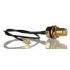 Koaxiální kabel, řada: MHF1, SMA RF, Černá, vnější průměr: 1.13 mm OD 152 mm 50 Ω RS PRO S koncovkou
