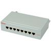 Roline 8 portů síťový patch panel CAT 5e 1 U šedá osazený