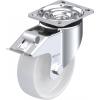 Blickle 602730 LK-PO 125G-1-FI Otočné kolečko s brzdou Ø kola: 125 mm nosnost (max.): 300 kg 1 ks Blickle 602730 LK-PO 125G-1-FI Otočné kolečko s brzdou Ø kola: 125 mm nosnost (max.): 300 kg 1 ks