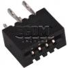 Konektor FFC/FPC DS1020-04-04BVT1, 1,00 mm, 4 piny, rovné vývody Konektor FFC/FPC DS1020-04-04BVT1, 1,00 mm, 4 piny, rovné vývody