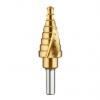 Stupňový vrták, Titan 6 to 20 mm 6 mm 7stupňový 20 mm max. tloušťka vrtáku 3 mm DeWALT Stupňový vrták, Titan 6 to 20 mm 6 mm 7stupňový 20 mm max. tloušťka vrtáku 3 mm DeWALT