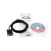 Exsys Kabel, A: Vnější délka 2.5 m, A: D-Sub 9pin, USB typu A, B: Vnější, B: D-SUB 9kolíkový Exsys Kabel, A: Vnější délka 2.5 m, A: D-Sub 9pin, USB typu A, B: Vnější, B: D-SUB 9kolíkový