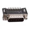 D-SUB vidlice 15-pin C0551-15MBCBGBR, úhlové vývody, pozlacené