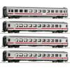 Roco 6200187 Sada 4 vozů rychlíku, H0 Roco 6200187 Sada 4 vozů rychlíku, H0