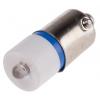 RS PRO Kontrolka barva světla Modrá, objímka žárovky: BA9 Jednočipové, průměr: 10 mm, 130V ac RS PRO Kontrolka barva světla Modrá, objímka žárovky: BA9 Jednočipové, průměr: 10 mm, 130V ac