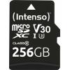 Intenso Professional paměťová kartam miniSDXC Retail 256 GB Class 10, UHS-I U3, v30 Video Speed Class Vodotěsný, Teplotně odolná Intenso Professional paměťová kartam miniSDXC Retail 256 GB Class 10, UHS-I U3, v30 Video Speed Class Vodotěsný, Teplotně odolná