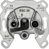 Kathrein ESC 30 anténní zásuvka upevnění pomocí šroubů krabice pro jednu přípojku Kathrein ESC 30 anténní zásuvka upevnění pomocí šroubů krabice pro jednu přípojku