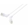 Renkforce RF-6071560 RJ45 síťové kabely, propojovací kabely CAT 6 U/UTP 1.00 m bílá Zásuvné kontakty otočné o 360°, Zahnutý kabelový vývod 1 ks Renkforce RF-6071560 RJ45 síťové kabely, propojovací kabely CAT 6 U/UTP 1.00 m bílá Zásuvné kontakty otočné o 360°, Zahnutý kabelový vývod 1 ks