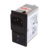 RS PRO Filtr IEC 2A Vnitřní, Zacvakávací montáž 6.3 x 0.8 mm, 250V ac 2 póly Faston, 100 °C 1, -25 °C RS PRO Filtr IEC 2A Vnitřní, Zacvakávací montáž 6.3 x 0.8 mm, 250V ac 2 póly Faston, 100 °C 1, -25 °C