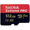 SanDisk SanDisk Extreme Pro - Flash-Speicherkarte (microSDXC-an-SD-Adapter inbegriffen) paměťová karta microSDXC 512 GB Class 10, UHS-I, v30 Video Speed Class