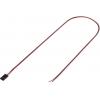 TRU COMPONENTS zásuvkový konektor s vodiči 3, rozteč 2.54 mm, 1244003, 1 ks