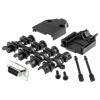 MH Connectors MHHDS62-M-N-B-S zástrčka D-SUB 180 ° Pólů: 62 do DPS 1 k...