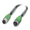 Kabel pro snímače a ovladače, A: Vnější, A: Se závitem, B: M12, B: Vnitřní, IP67 Phoenix Contact 5 m