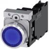 Siemens Tlačítkový spínač, řada: SIRIUS ACT 3SU11 IP66, IP67, IP69K SPST Deska Osvětlené 22 mm Modrá 24V Siemens Tlačítkový spínač, řada: SIRIUS ACT 3SU11 IP66, IP67, IP69K SPST Deska Osvětlené 22 mm Modrá 24V