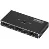 SpeaKa Professional HDMI 2.0 Slim KVM 2X1 USB2.0 +IR, Black HDMI přepínač HDMI 3840 x 2160 Pixel SpeaKa Professional HDMI 2.0 Slim KVM 2X1 USB2.0 +IR, Black HDMI přepínač HDMI 3840 x 2160 Pixel