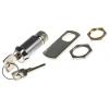 Zámková vložka S klíčem, Klíč, hloubka od panelu k jazýčku: 32.7 mm, Chromová 20.1 x 17.6 mm Euro-Locks a Lowe &