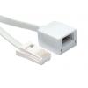 Telefonní kabel Vnější, Bílá RS PRO BT Vnitřní BT 10 m