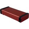 Hliníkové pouzdro 1455 Hammond Electronics 120 x 54 x 23 , červená