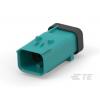 TE Connectivity Ochranný kryt konektoru, počet kontaktů: 4, Vnější, Kabel, řada: AMPSEAL 16 Krimpovací, počet řad: 2