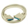 Roline Sériový kabel, A: Vnitřní délka 3 m, A: D-sub 25kolíkový, B: Vnitřní, B: DB25, Polyvinylchlorid Roline Sériový kabel, A: Vnitřní délka 3 m, A: D-sub 25kolíkový, B: Vnitřní, B: DB25, Polyvinylchlorid
