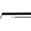 Helukabel 86306 spirálový kabel H05BQ-F 1000 mm / 4000 mm 2 x 0.75 mm² černá 1 ks
