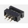 Vidlice samořezná DS1018-02-06B2, plochý kabel, 2×3 póly, Au+Ni