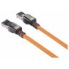 Renkforce RJ45 síťové kabely, propojovací kabely CAT 6A S/FTP 0.50 m oranžová Funkce vyhledávání portů, bez halogenů, samozhášecí 1 ks Renkforce RJ45 síťové kabely, propojovací kabely CAT 6A S/FTP 0.50 m oranžová Funkce vyhledávání portů, bez halogenů, samozhášecí 1 ks