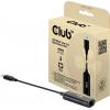 club3D CAC-1421 USB 3.0 / RJ45 adaptér [1x USB-A konektor - 1x RJ45 zásuvka] černá 12 cm